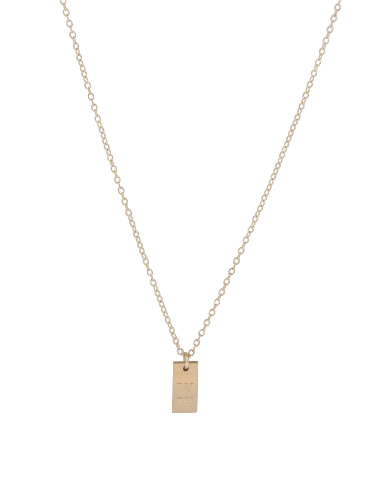 Baby Tag Choker Necklace