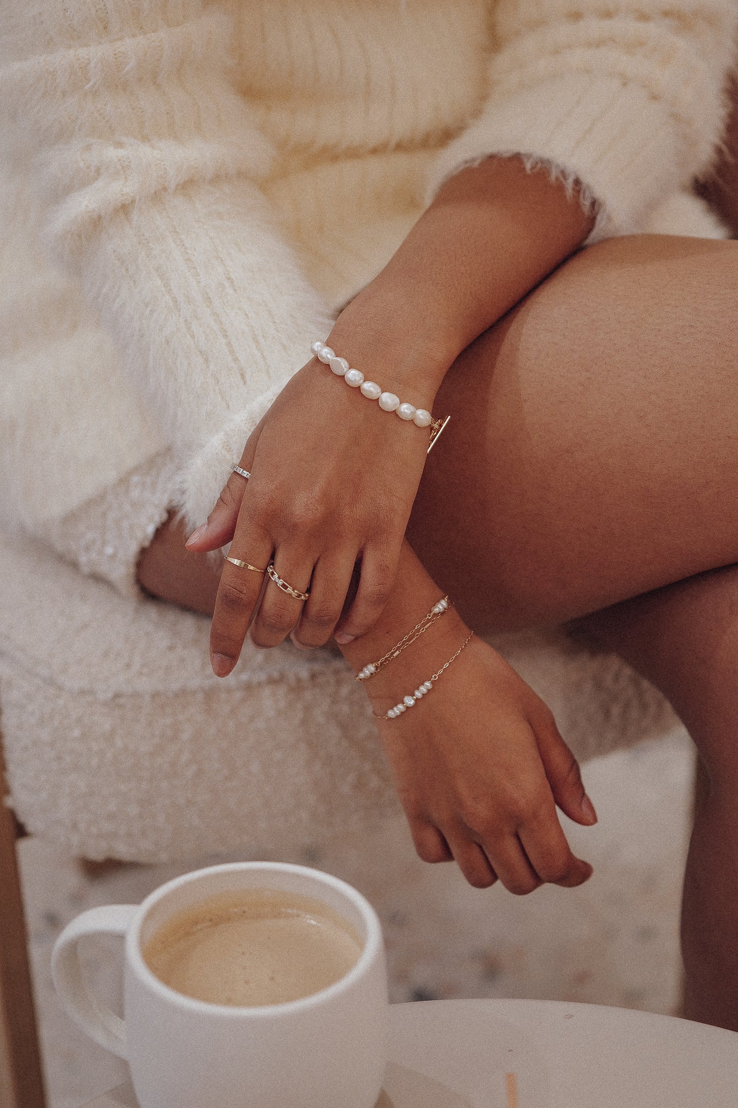 Pearl Bar Bracelet