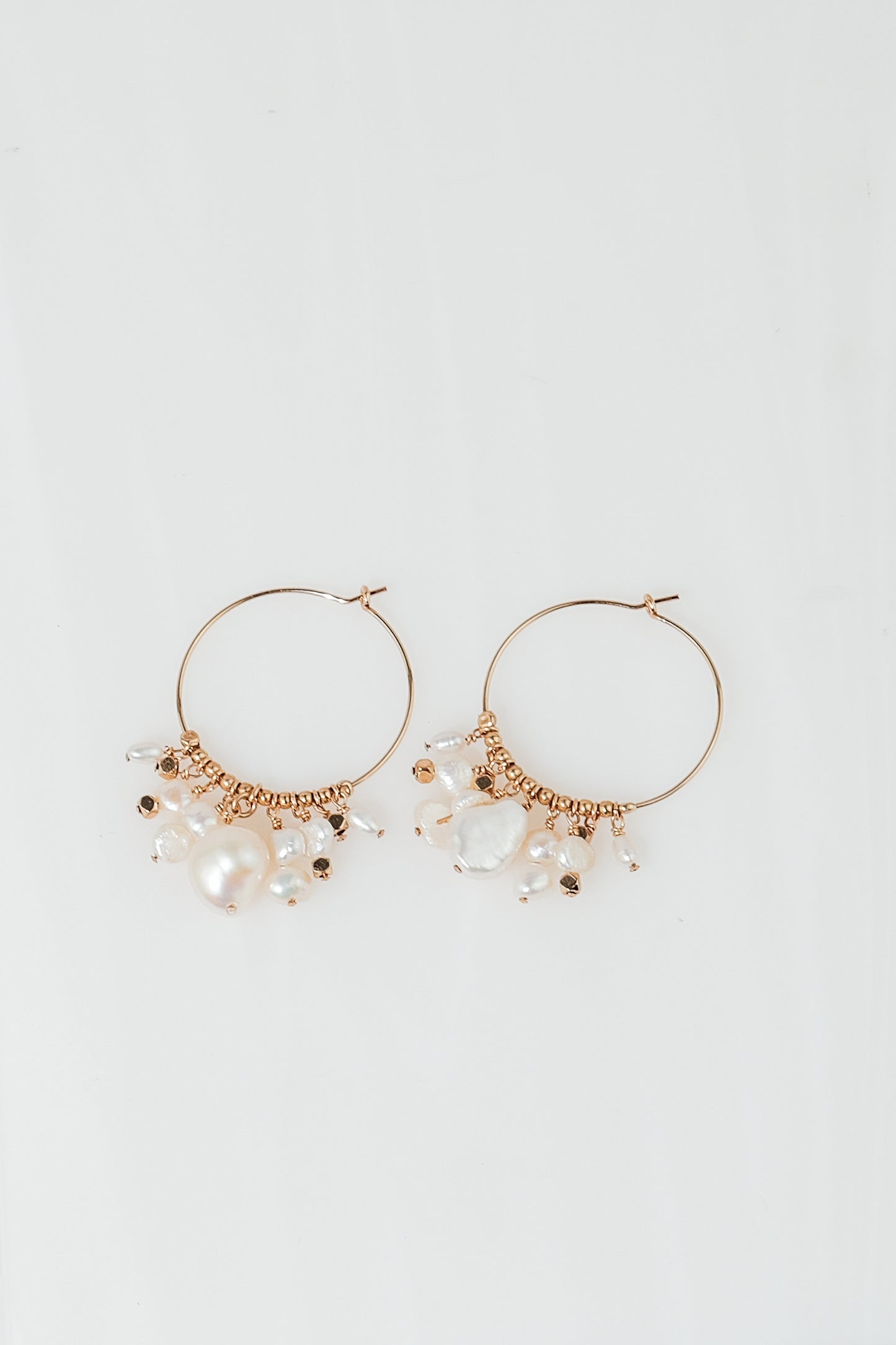 Boho Hoop Cascade Drops Earrings