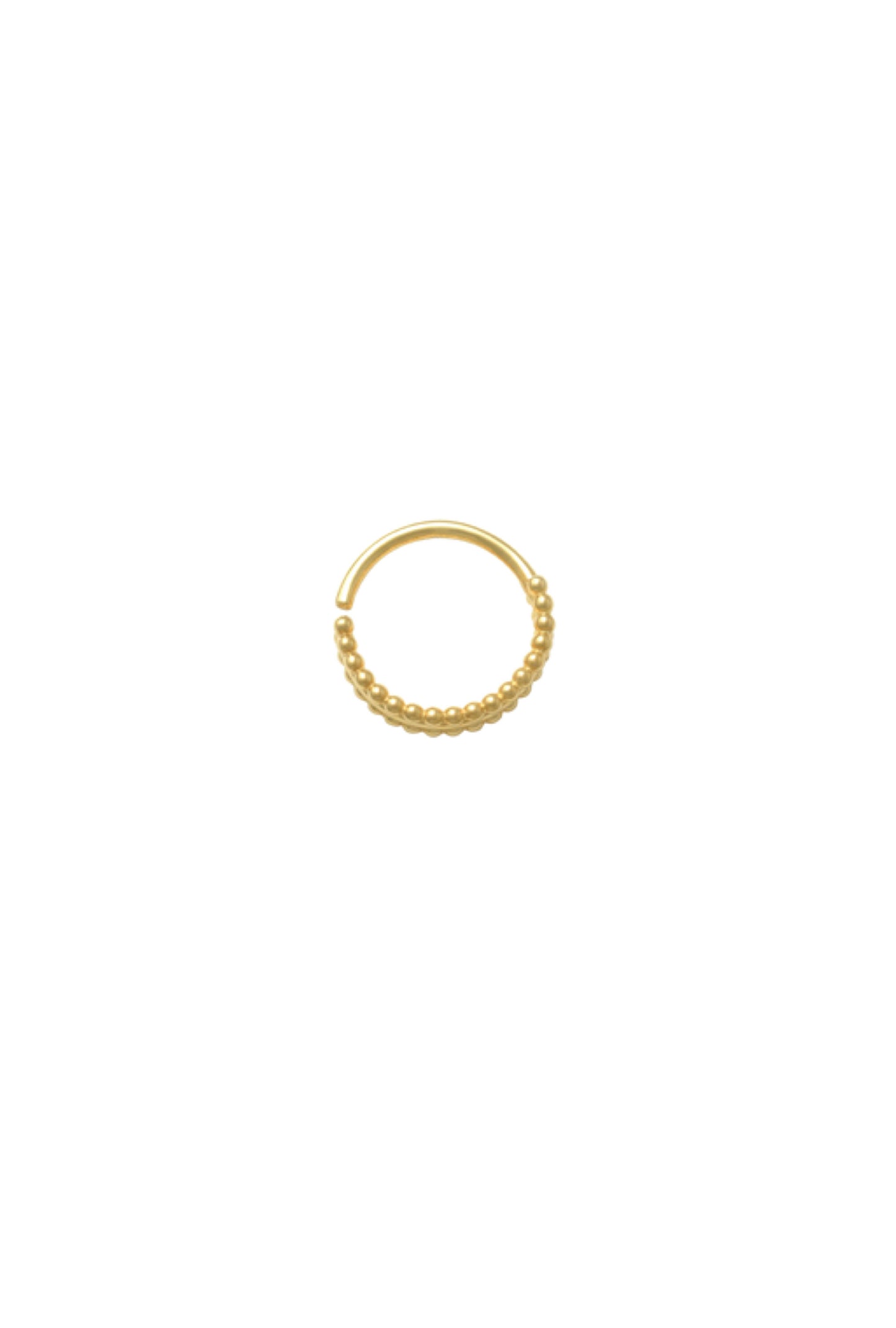 Milgrain Ear Cuff - Bold 9K Gold