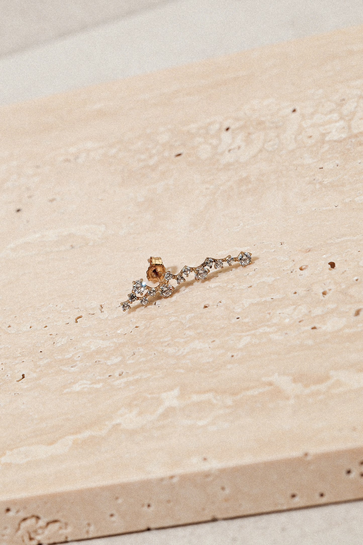 Galaxy of Stars Stud Earrings - 9K Gold