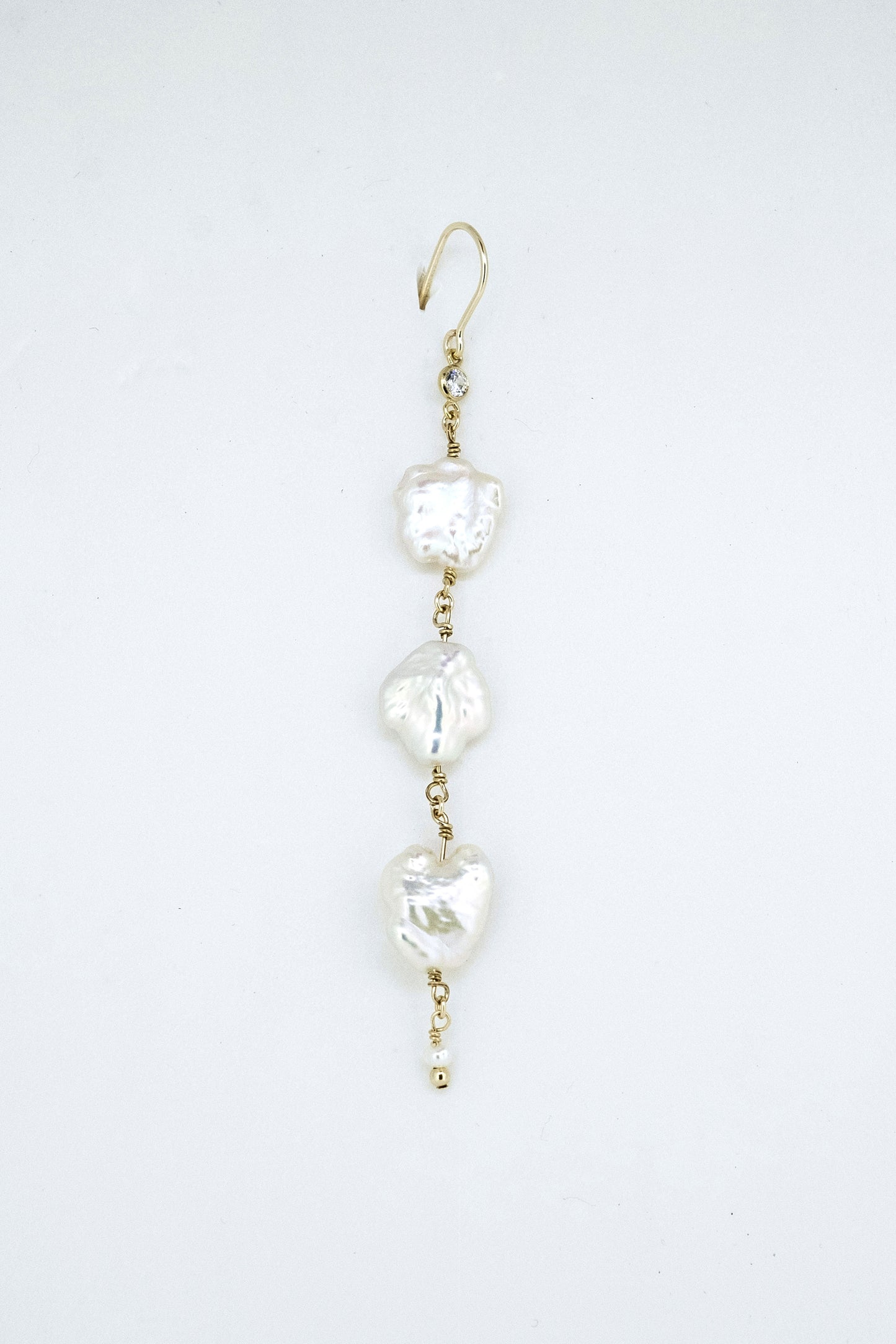 Cascading Pearl Drops Earrings