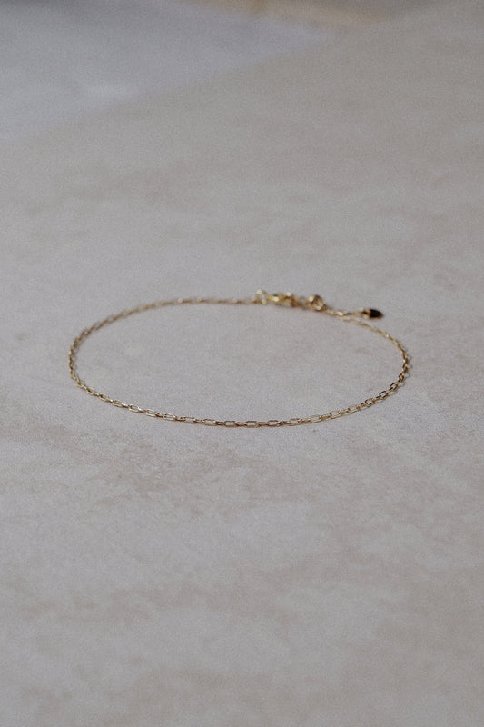 Mini Drawn Cable Link Bracelet