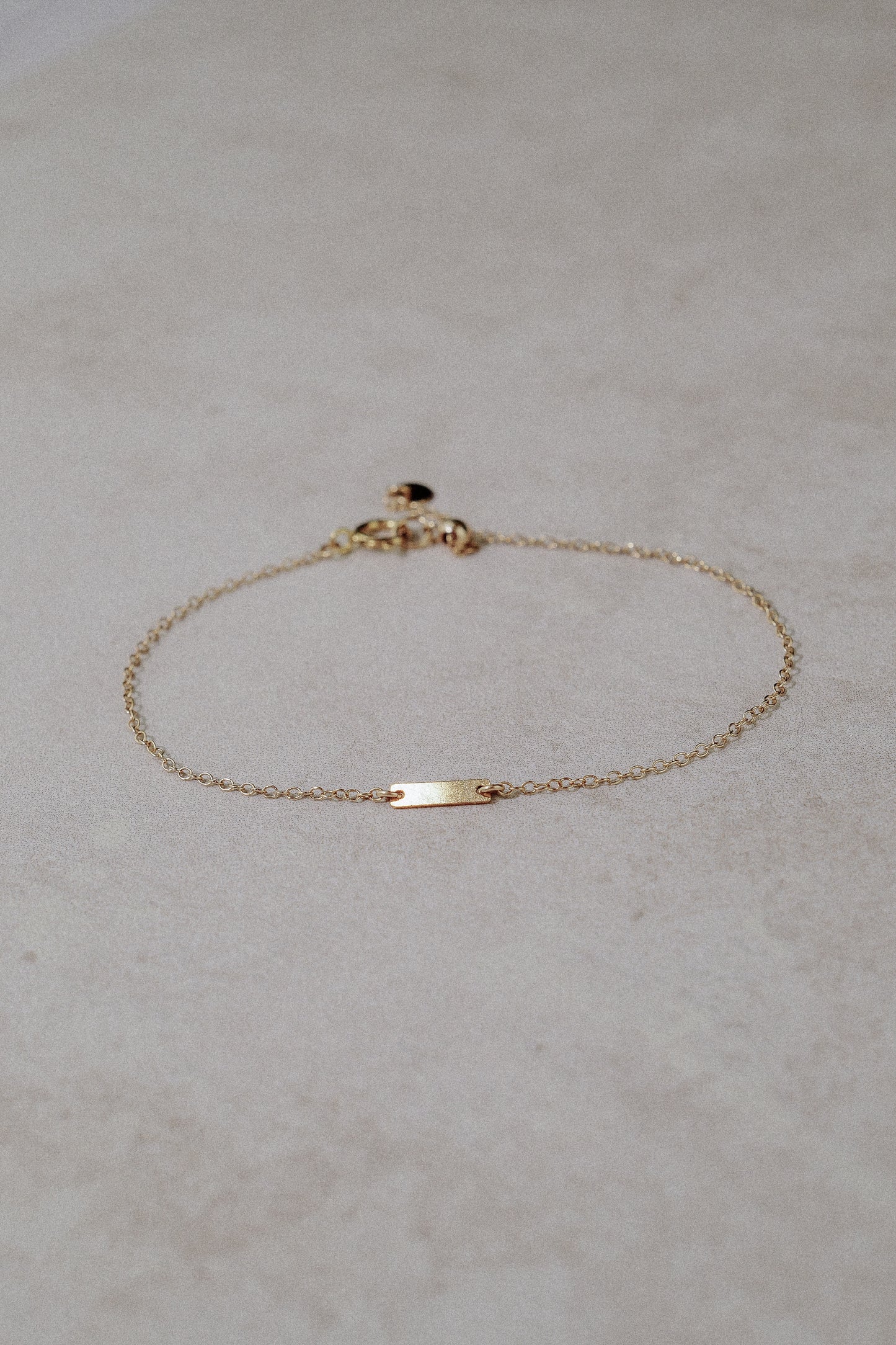 Micro Gold Bar Bracelet